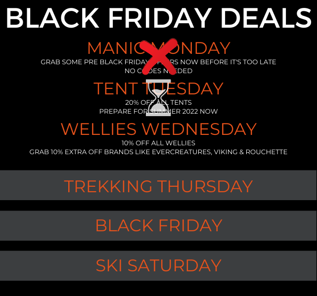 black friday wellies