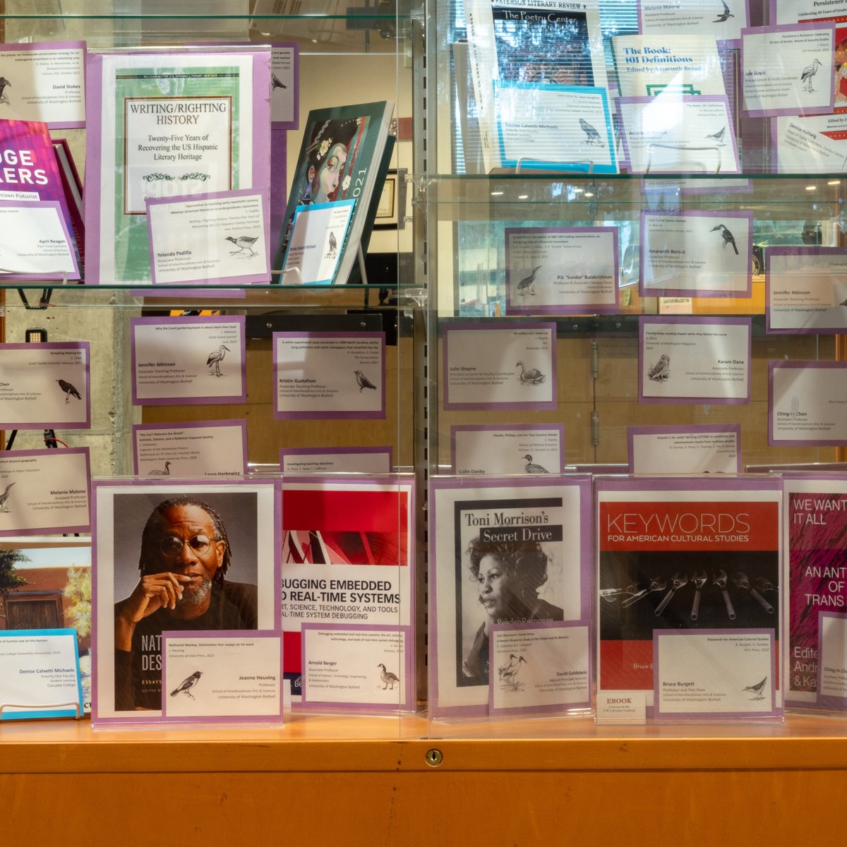 BothellAlumni's tweet image. Each fall in the University of Washington Bothell &amp;amp; Cascadia College Library, however, the library staff also creates a special display to showcase some of the most recent work by faculty, staff and students.

l8r.it/gJSd

#pnw #seattle #uwb #bothell #huskies #seattle