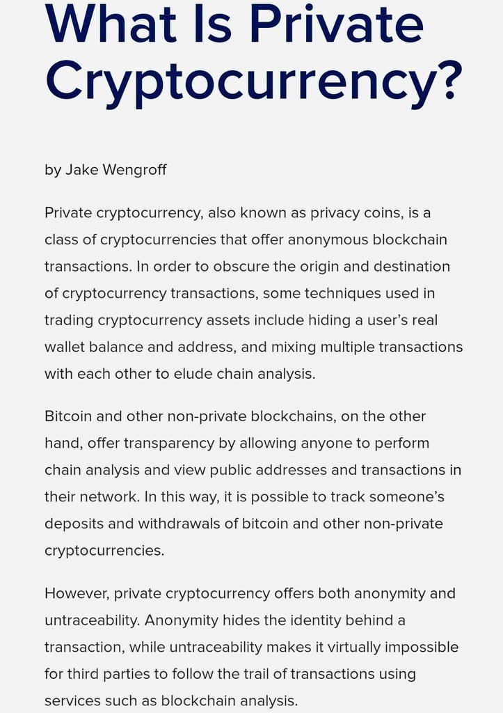 jaygoyani3's tweet photo. For the people who don't know about private Cryptocurrencies, Stop panicking guys!!

#cryptocurrecy #IndiaWantsCrypto #WazirX https://t.co/yDaRJUopSt