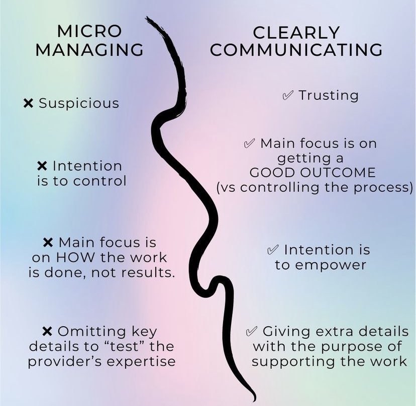 ChatterBossApp's tweet photo. Everyone hates being #micromanaged, but everyone ALSO understands the value of abundant #communication. So how do we spot the difference between the two? https://t.co/TtAWxXp3Tq