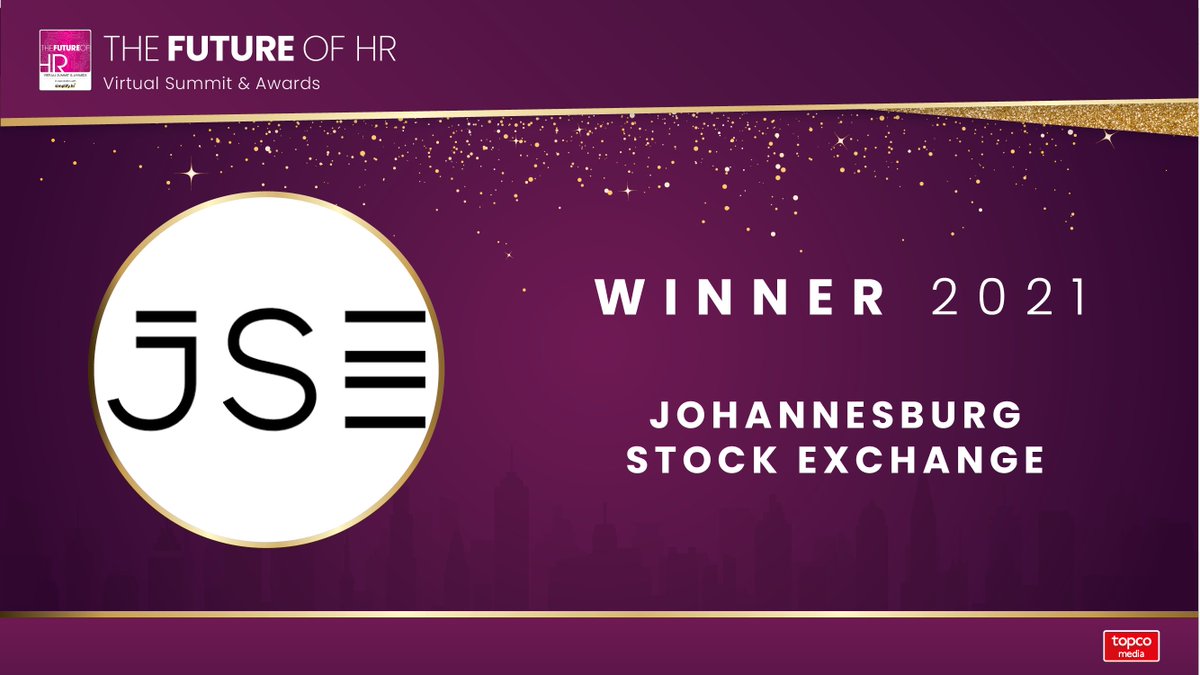 COO and Acting HR Director of the JSE, Itumeleng Monale graciously accepted the Future of HR Award this afternoon. The JSE was recognised for driving a solid and conscious people agenda through its strong culture and effective employee engagement strategies.
#HRHeroes #FutureOfHR