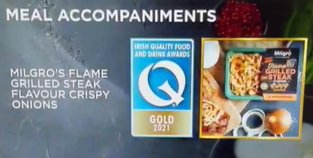 weknowouronions's tweet photo. Delighted to announce that Milgro’s Flame Grilled Steak Flavour Crispy Onions managed to pick up a GOLD at this years @IrishQFAs 

Our Original flavour also managed to pick up a bronze too 🧅 🧅 ⭐️ #buylocal #iqfa https://t.co/inbfeLyz5Z