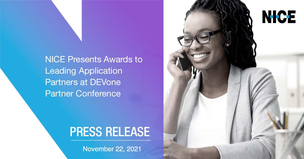 SLCAndrus's tweet photo. NICE is excited to announce and recognize the industry-leading CXone application partners at the 4th annual DEVone partner conference.

Read now >> https://t.co/pAH5JsJFJQ 
#CX #CXone #DEVone #Winners https://t.co/cl9WC0VqVF