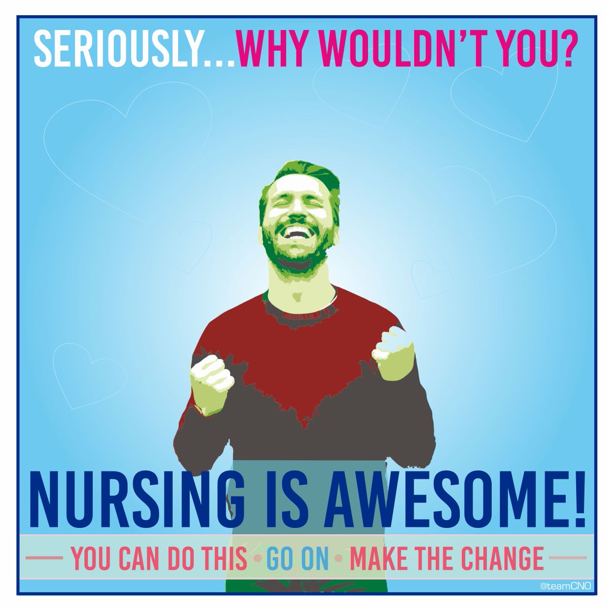 So many people often consider pursuing a career in nursing... Well, there's never been a better time! Put that 'calling' to good use, deploy those awesome qualities you possess, and of course, make the difference!