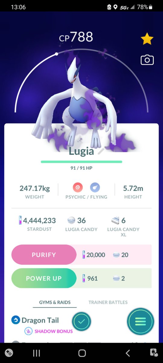 SierrasTweets's tweet photo. Shadow Lugia, finally. 
#PokemonGO https://t.co/3mhEqR6uzZ