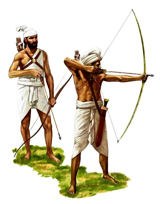 Ancient Indian Bow And Arrow