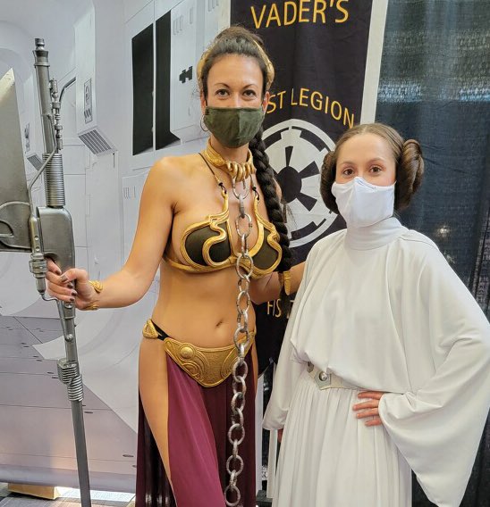 DevaronBaseRL's tweet image. Two for Tuesday with our Princess! @rebellegion  

#rebellegion #devaronbaserl #rlgalacticsenate #princessleia #starwarscostuming #wearetheheroes #twofortuesday