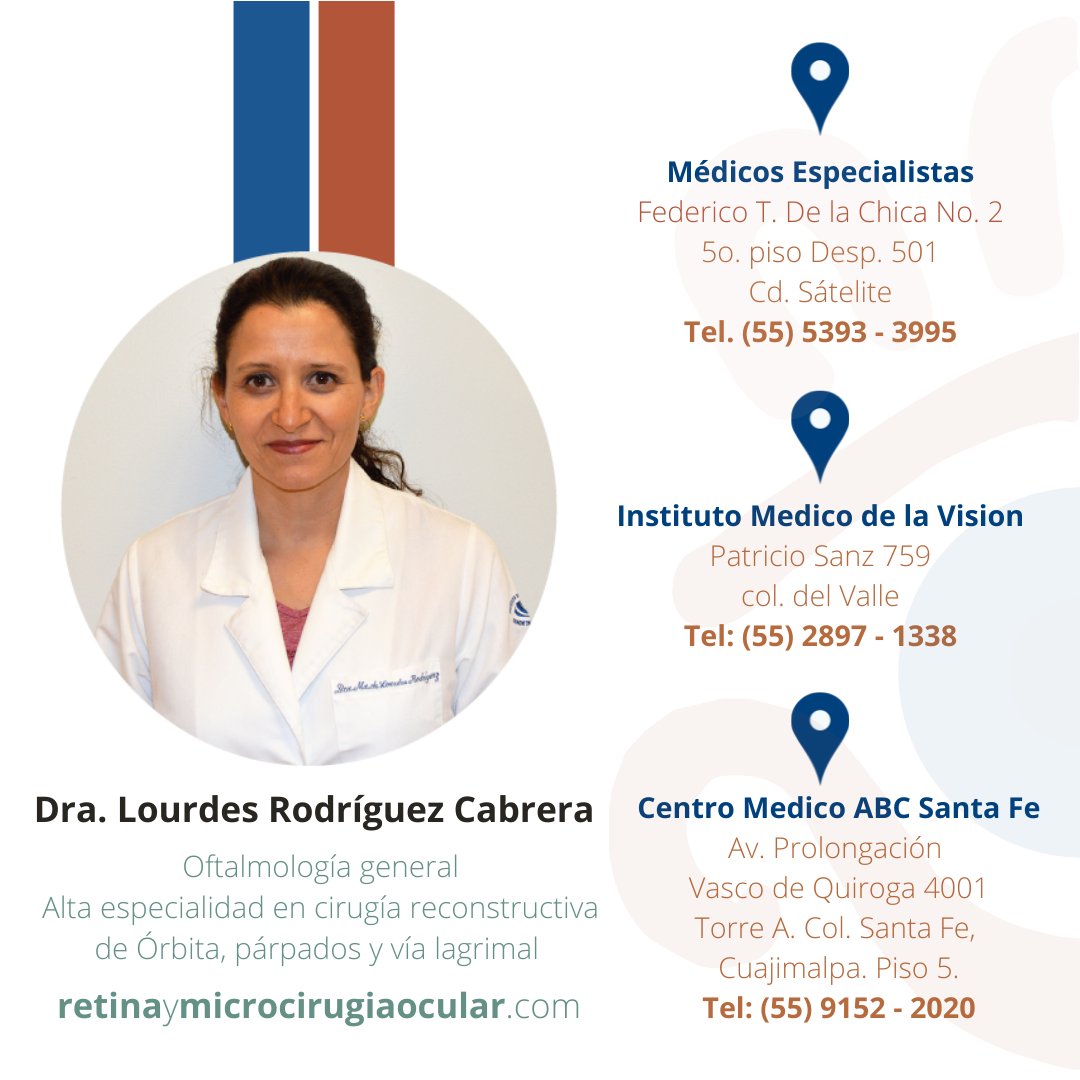 RETINA y MICROCIRUGÍA OCULAR

Oftalmólogos:

👁 Dra. Lourdes Rodríguez Cabrera

👁 Dr. José Luis Rodriguez Loaiza

⏱ Reserva tu cita en:
retinaymicrocirugiaocular.com/contactenos/

#OftalmologoRodriguez #OftalmologoNaucalpan #Retina #Oculoplastica #CirugiadeCatarata #SoyOftalmologoCertificado