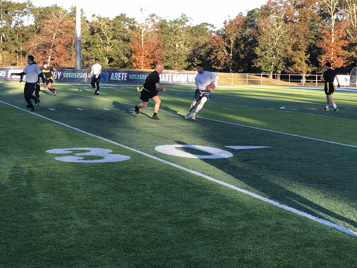 Congratulations to Army ROTC! This morning UWF Army Cadets went head to head with UWF Air Force Cadets in our annual flag Football Turkey Bowl! Army ROTC won 26-12!!! Good luck next time Air Force, we look forward to winning again next year!💪 #armystrong