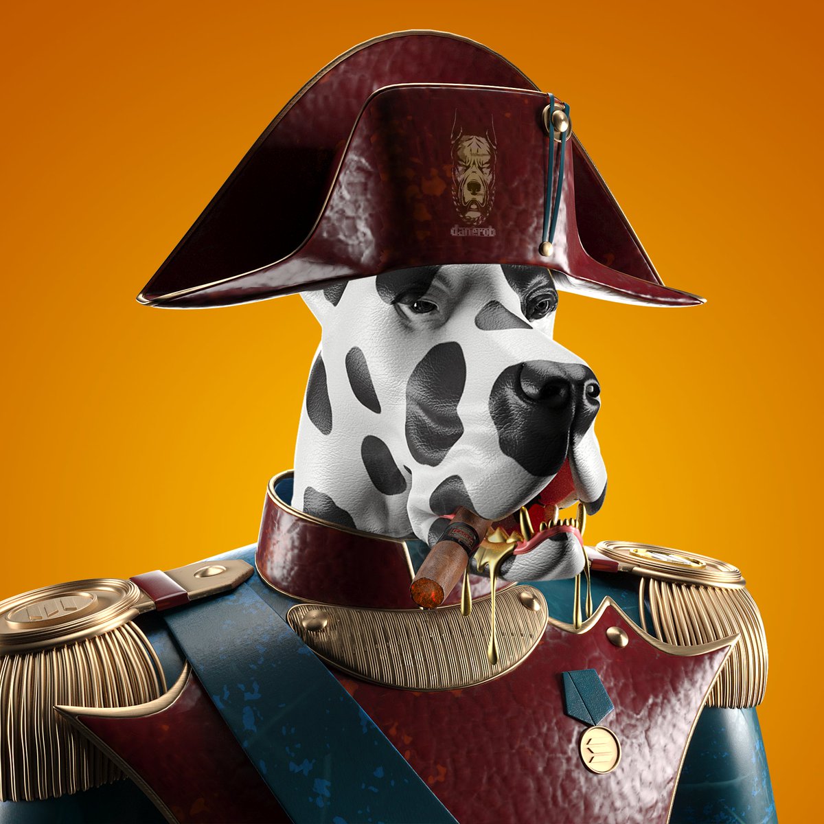 DanerobNFT's tweet photo. Check out this Danerob that was inspired by Napoleon Bonaparte! 🐶

We strive to provide our community with high quality only...let us know what you think of him in the comments! https://t.co/A5UWgZtePE
