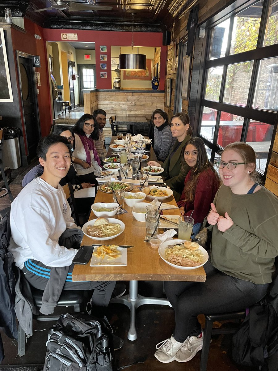 neetuguptaphd's tweet photo. Annual Thanksgiving #GuptaLab tradition - thanking my @CCLRI crew for all they do over lunch, this year at TOLI in #LittleItaly @Cleveland https://t.co/HhT90ywXlT
