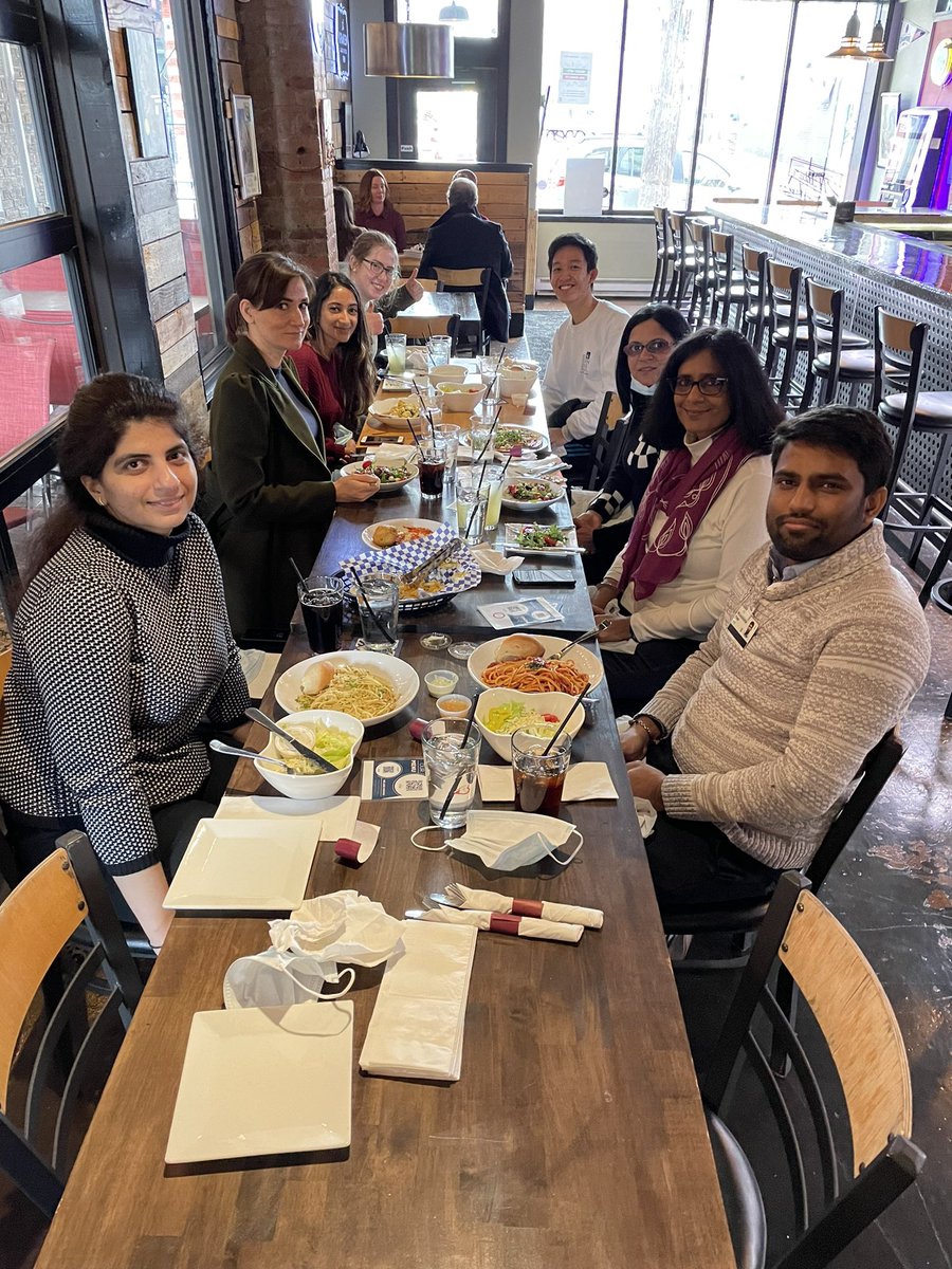neetuguptaphd's tweet photo. Annual Thanksgiving #GuptaLab tradition - thanking my @CCLRI crew for all they do over lunch, this year at TOLI in #LittleItaly @Cleveland https://t.co/HhT90ywXlT