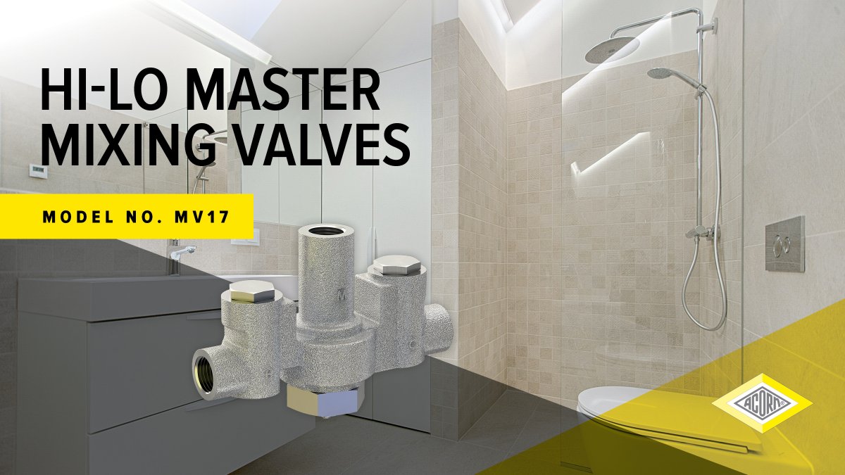 Meet the Acorn Controls® brass master #MixingValve. 🛠️ 

Designed for thermal shock protection &amp; scalding prevention, these valves are ideal for #HealthcareFacilities. Learn why at the link!

👉 bit.ly/3mHW7l5

#CommercialPlumbing #PlumbingFixtures #HotWater
