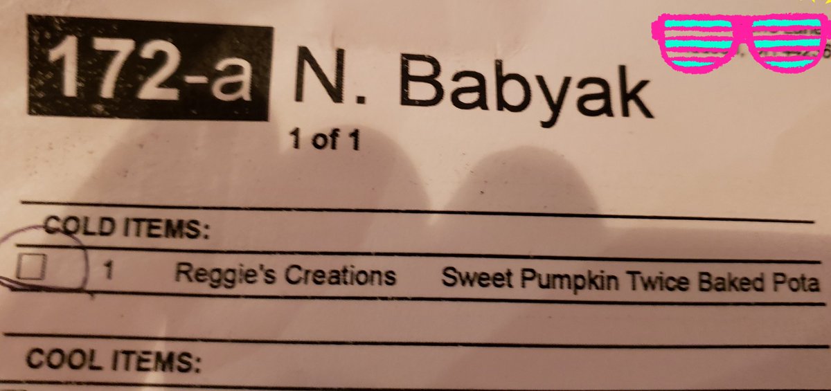 NBabyak's tweet photo. Guess who will not be having twice baked sweet potatoes from @reggieroo0720 ??? #happyholidays @marketwagon !!! Not!!! https://t.co/zyiXPRwGkU