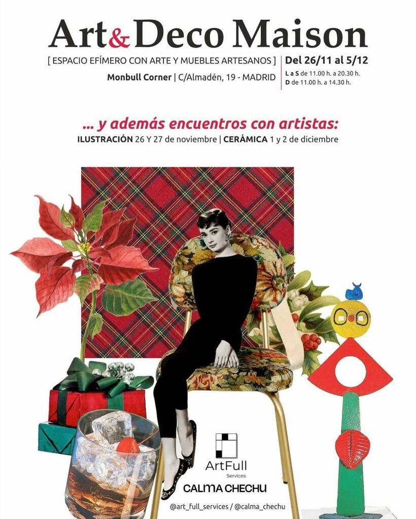 Holaaa! Mucho tiempo sin pasar pie aquí! Perdonad, he estado muy liada entre otros proyectos con las obras con las que participo en el evento Art &amp; Deco una colaboración de @art_full_services  y @calma_chechu , Abierto al público a partir del 26 de novie… instagr.am/p/CWoH71SDCZP/