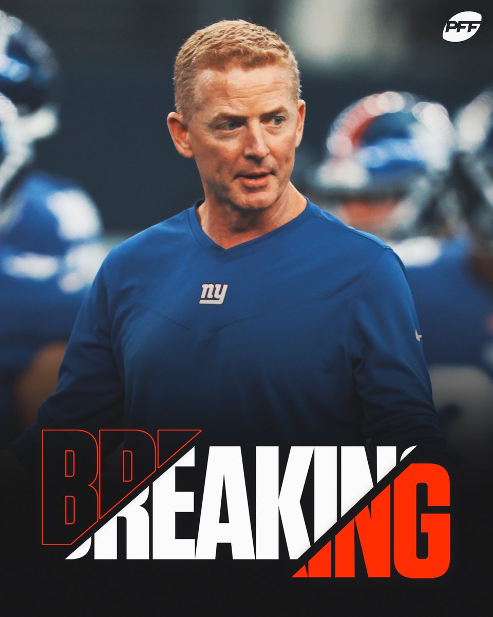 BREAKING: The Giants are letting go Offensive Coordinator Jason Garrett, per <a href="/PLeonardNYDN/">Pat Leonard</a>.

Giants offense ranks via EPA Per Play:

2020 - 31st
2021 - 25th