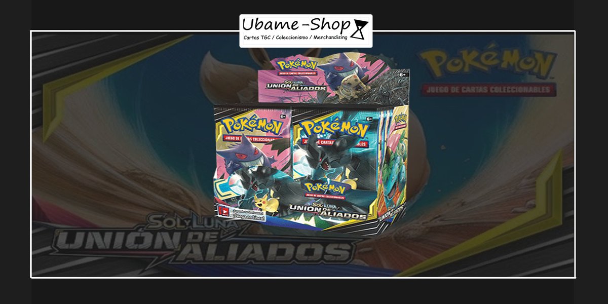 ubameshop's tweet photo. Disponible en web ✅

Producto en español

Caja 36 sobres Union de aliados

#PokemonTCG #pokemon #cartas #TCG #ubameshop https://t.co/duQZGIOVhD