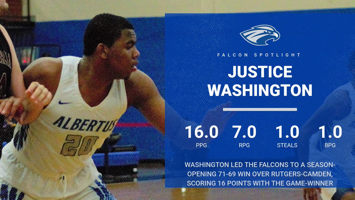 Albertus_Sports's tweet photo. Congrats to Caitlyn Scott of @AlbertusWBB and Justice Washington of @AlbertusMBB for being named the Falcon Spotlight Players of the Week!!!

📰 - https://t.co/Mt0qOmbDrw

#fearlessfalcons | #thisisFalconawesome | #protecttheNEST https://t.co/pgoHmlutSo
