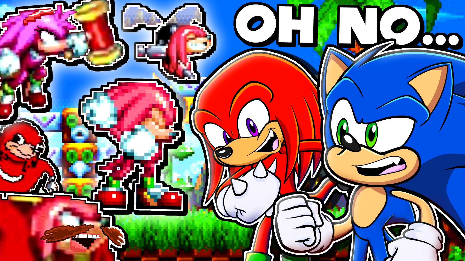 Comical Sonic Mania mod adds Knuckles and Knuckles and Knuckles