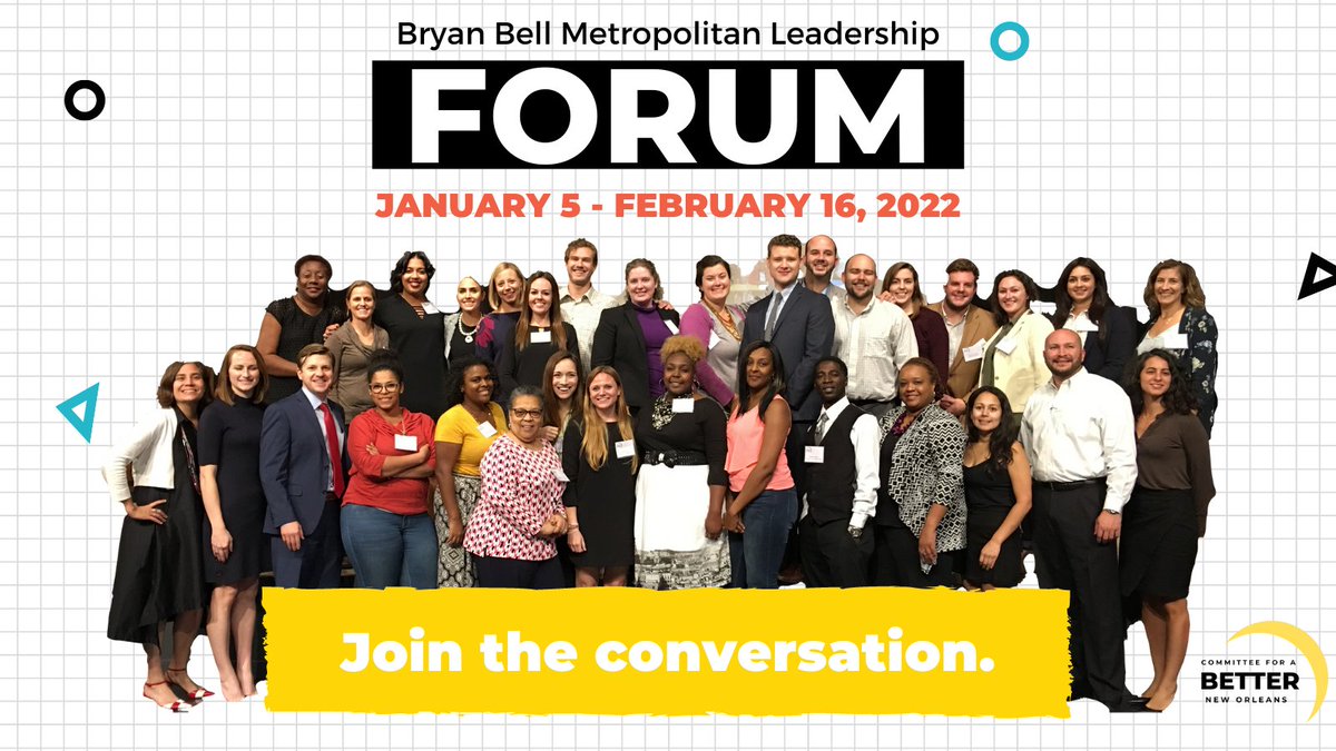 Applications are open for the @betternola leadership forum! Learn all about the issues in the City and get the network, tools, and skills you need to lead change for a #betternola. Apply by Dec 8th! More info at cbno.org/forum