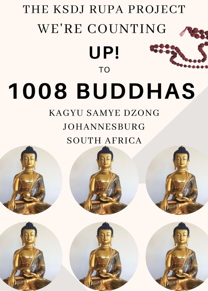 1008 Buddhas for the Kensington Temple Project, Kagyu Samye Dzong Johannesburg - mailchi.mp/0eee2f3960aa/1…