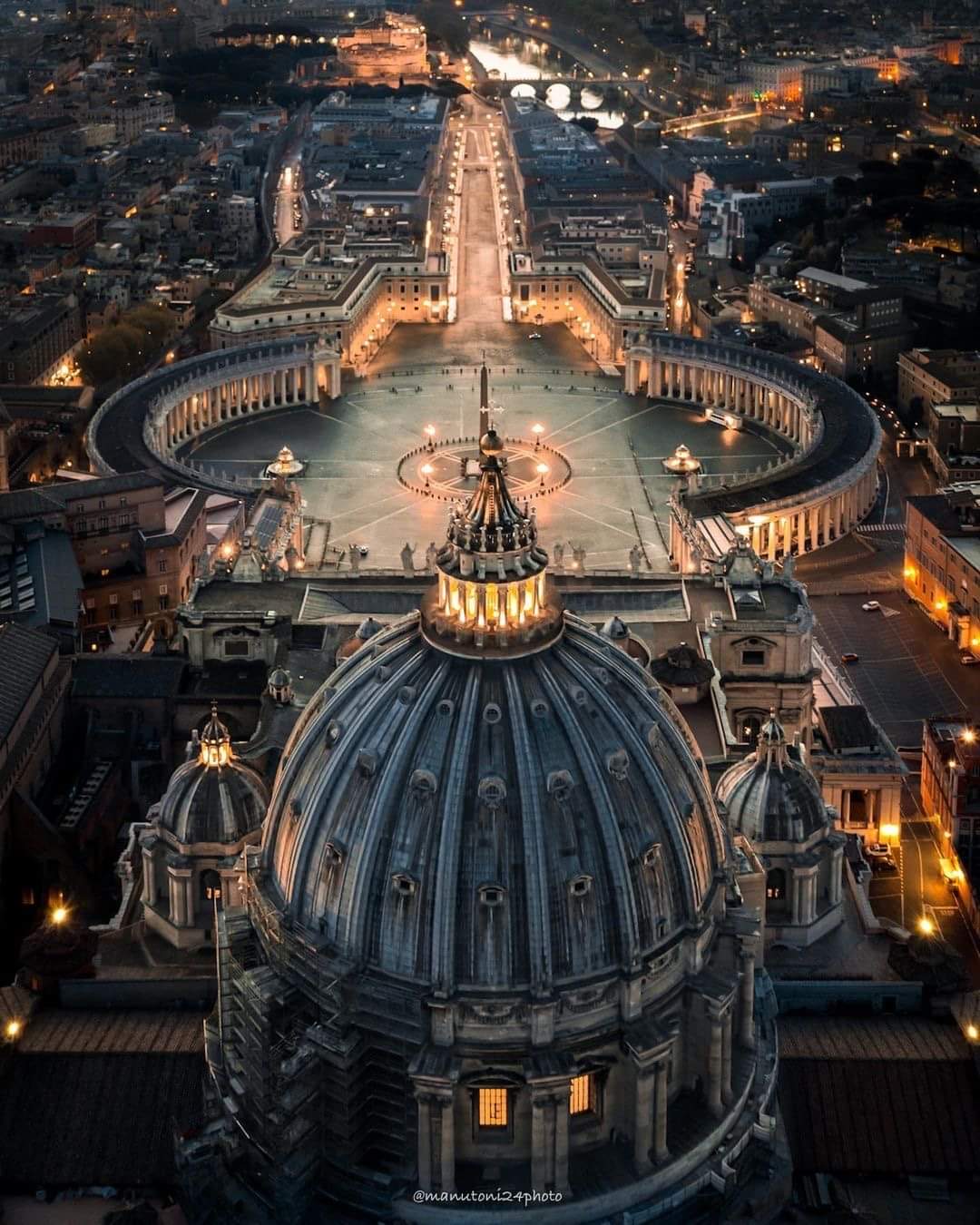 St. Peter's Basilica Vatican During Evening Time In Italy Rome HD Travel  Wallpapers | HD Wallpapers | ID #51327