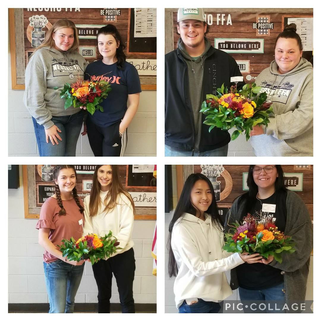 Over the last two days the Floral Design class <a href="/NeoshoHS/">Neosho High School</a> sent out their arrangements for the November Wildcat Floral Subscription (we missed a few pictures before delivery). Great work by these students!

#doingtolearn #TeachAg #AgEducation #floraldesign