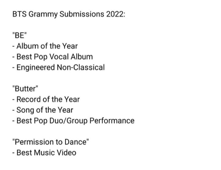 MiguelM02926090's tweet photo. LITERALMENTE BTS MERECÍA TODAS ESTAS NOMINACIONES Y LA CAGaDa DE LOS GRAMMYS LOS NOMINAN EN UNO??? LOS ODIO TIENE. CERO PROFECIONALISMO https://t.co/mspwINwaBG
