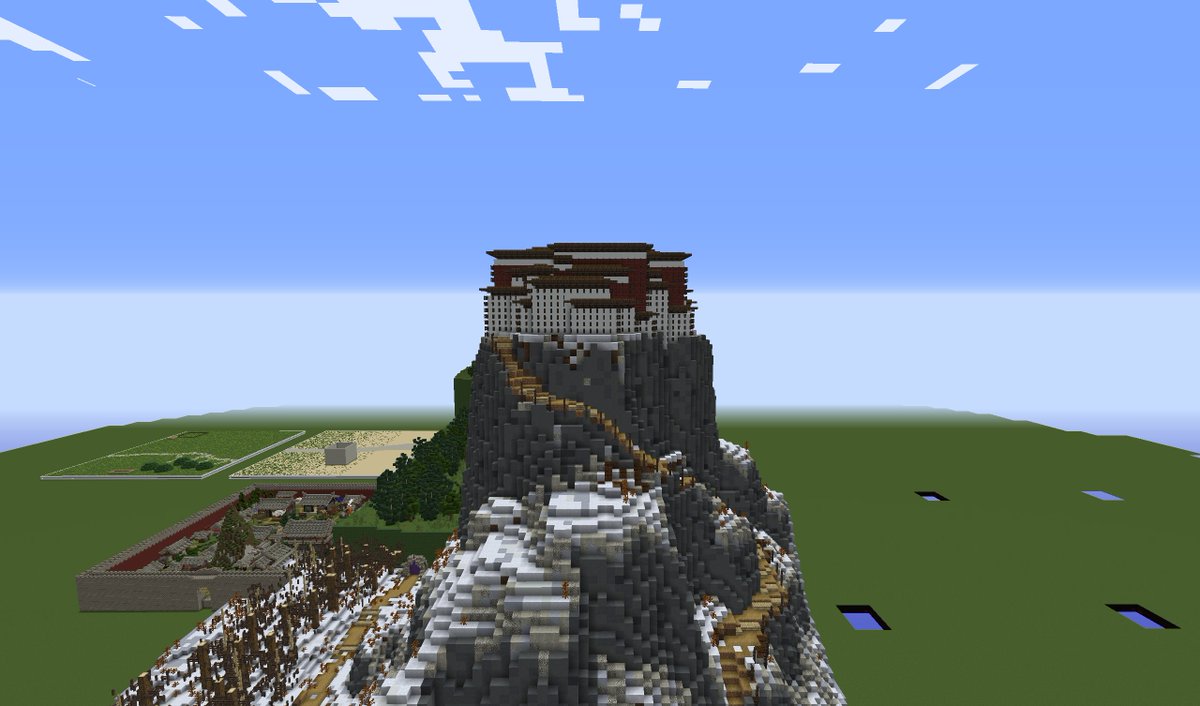 jaXiiwBiNaQjgRA's tweet photo. @Minecraft Miniature Potala modle https://t.co/XJYKCkhq2O