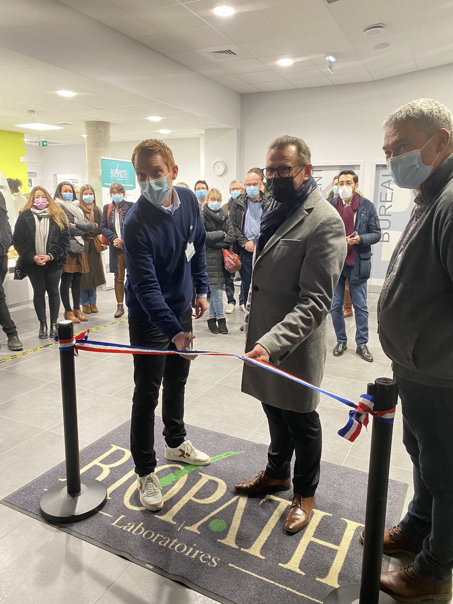 FLeturque's tweet image. Je suis ravi d’avoir inauguré le nouveau laboratoire d’analyses médicales #BIOPATH, près du parc du Rietz à #Arras.

Félicitations à Thomas Huyghe et Philippe Lefebvre, biologistes, et les équipes du #laboratoire. Ils permettent un nouveau service de proximité dans notre ville