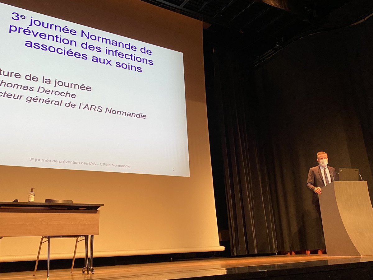 cpiasnorm's tweet photo. 3ème journée normande de prévention des IAS à Deauville/Touque. BHRe, PS, vaccins, atelier théâtralisé. Ouverture de la journée par Mr Thomas Deroche, DG de l’ARS Normandie @ars_normandie https://t.co/5QejSReQ8Y