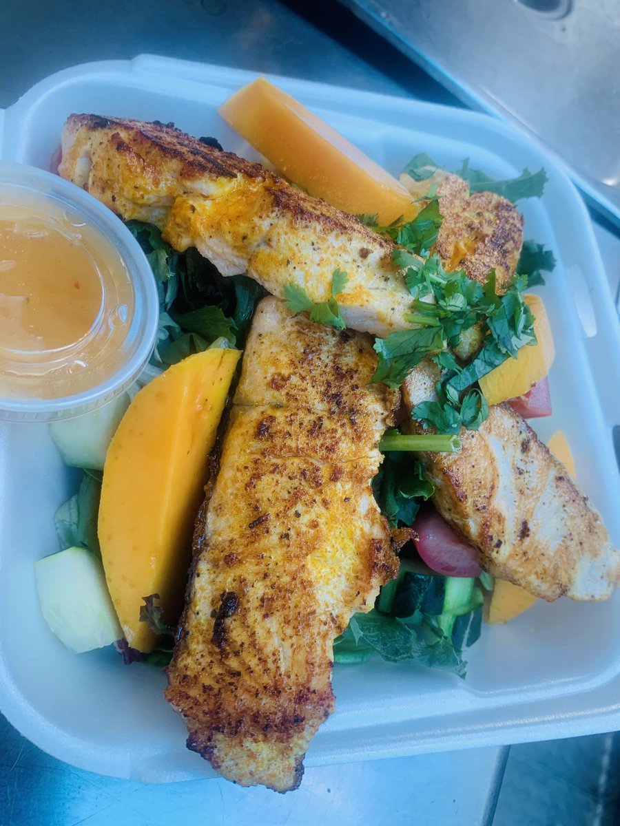 Salmón mango salad 🤠✌️