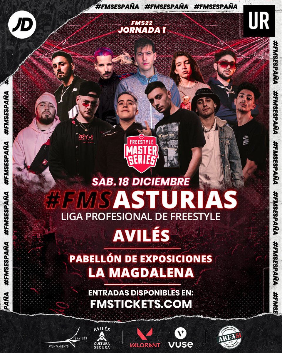 FMSEspOficial's tweet image. 🔥 ENTRADAS A LA VENTA 🔥

YA puedes conseguir tus entradas🎟️ para #FMSAsturias !!!

No pierdas la oportunidad de asistir a la primera Jornada de la quinta temporada de FMS España 😍💥

📍 Pabellón La Magdalena, Avilés

👉 Consigue tus entradas en espana.fmstickets.com