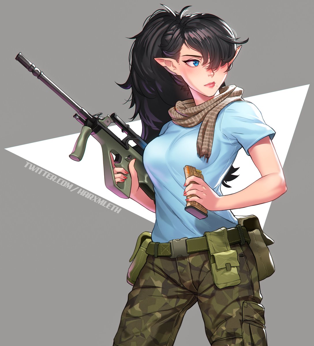 cute gun. (˶˃ᆺ˂˶)