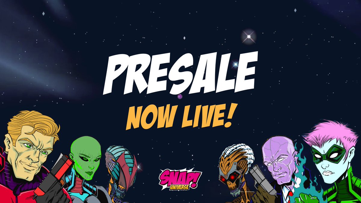 snap_universe's tweet photo. 🚨ATTENTION SNAPPERS!🚨

Our Pre-Sale Whitelist is now LIVE!!!

Mint here: https://t.co/HgRF4O1J5u

#NFTLAUNCH #NFTCommunity #nftart https://t.co/AYsiDmPMcL