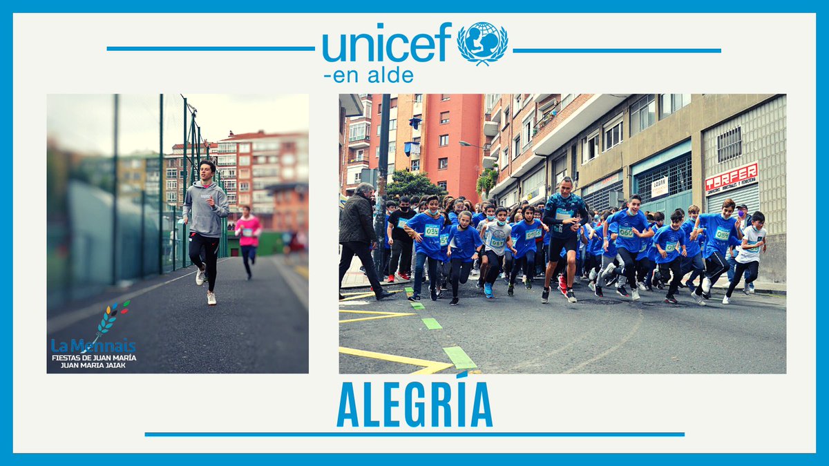 Berriotxoaikast's tweet photo. ¡EDUCANDO DESDE EL DEPORTE Y LA SOLIDARIDAD! XIV CROSS SOLIDARIO 
"Sembremos con esperanza" JMª de La Mennais 
KIROLETIK ETA ELKARTASUNETIK HEZIZ! XIV. KROS SOLIDARIOA
"Itxaropenez erein dezagun" JMª de La Mennais
@unicef_eus @unicef_es @UNICEF_EDU 
#berriotxoa #lamennais #JM2021 https://t.co/L9RFmlYTeP