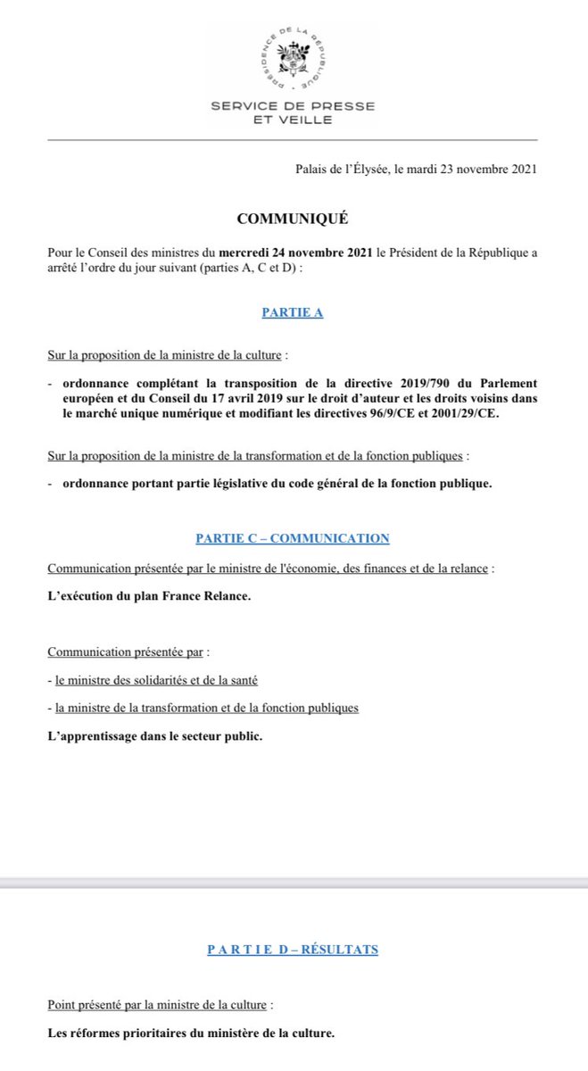 Bas_scordia's tweet photo. Le code de la #FonctionPublique sur la rampe de lancement. L’ordonnance « portant codification de la partie législative » du droit de la FP est présentée en Conseil des ministres demain matin https://t.co/YhEVjZ906X
