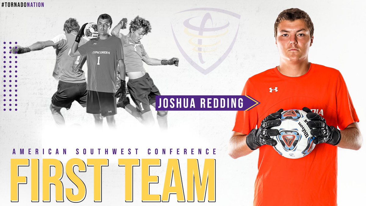 Sophomore Goalkeeper Josh Redding was named First Team All-ASC &amp; ASC GOALKEEPER OF THE YEAR!

Josh led the conference with a .90 Goal Against Average and helped the team to 7 shutouts this year. It’s the 2nd year he has been named 1st Team All-ASC #tornadonation