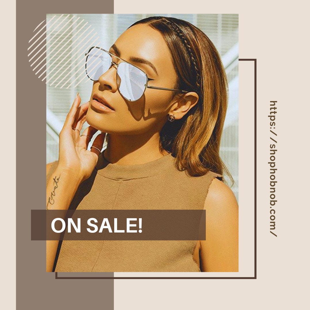 shophobnob's tweet photo. The Quay x Desi High Key Sunglasses feature an aviator frame with metal temples and stainless steel hinges. Add to cart now at https://t.co/dUz0U1hEu8. 
.
.
.
.
.
#dresses #fashion #dress #style #onlineshopping #fashionblogger #fashionista #fashionstyle#jewelry #hobnobboutique https://t.co/BL4ZVLHC0M