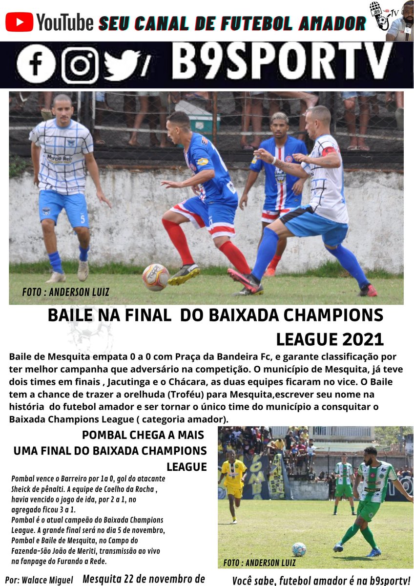 B9Sportv's tweet photo. GIRO 🔄 DE NOTÍCIAS DA B9
____________________________________ https://t.co/ChZvPbK2JK