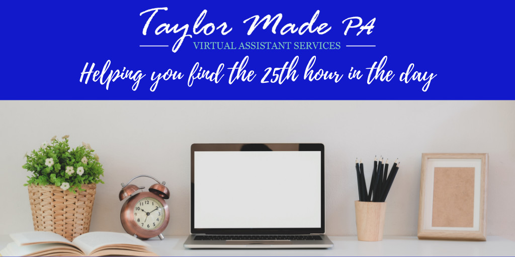 What can a Virtual Assistant do for your Business? Help you find the 25th hour in the day.

See more at facebook.com/TaylorMadePAVi… or linkedin.com/company/taylor…

#VirtualAssistant #VA #VirtualPA #AdminSupport #EventPlanner #BusinessOwner #FreelancePA
