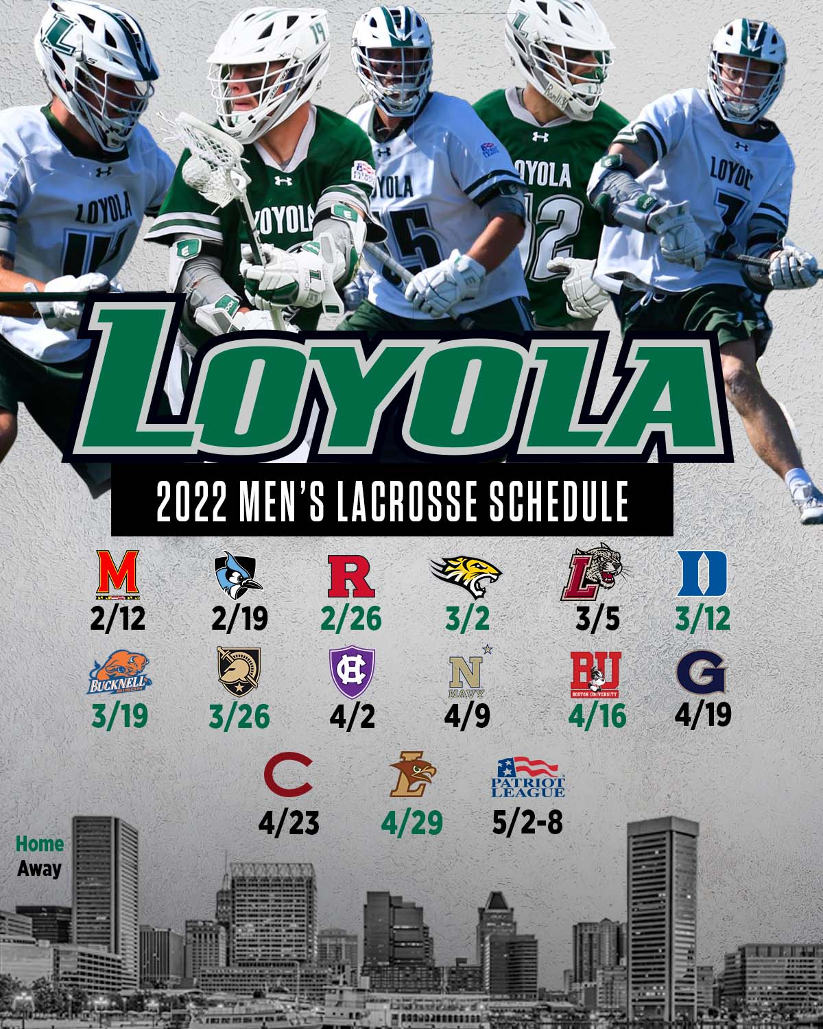 Loyola Men's Lacrosse on Twitter "It's getting close to 🥍 time! Check