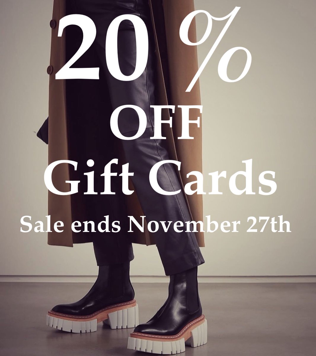 Psst... guess what?! From now until Nov 27, save 20% off any gift card purchase at @belowtheanklefootwear. It's the perfect gift for shoe enthusiasts... or yourself. Make sure to stop by today! 

📍255 Main St

#lovelocalpenticton #shopdowntown #sale #downtownpenticton