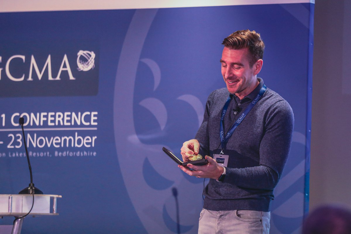 GCMAUK's tweet photo. Day three of the GCMA 2021 Conference saw another sporting gold medallist inspiring delegates, productive networking, and plenty of smiles! https://t.co/Qw2EodO0d1