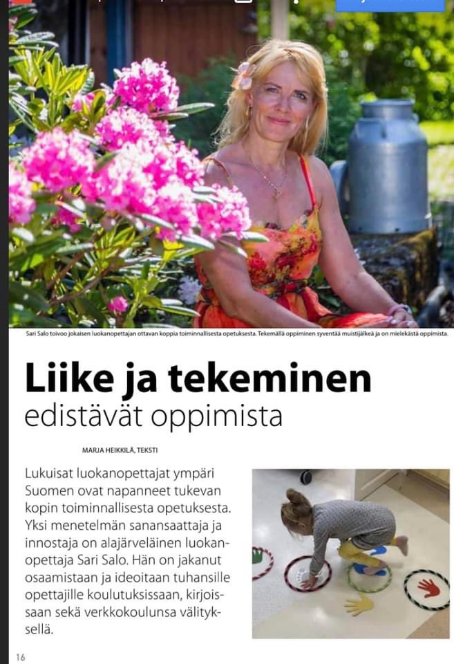 SariS0000's tweet photo. Liike edistää tutkitusti oppimista👍On ollut ilo olla viemässä tätä ilosanomaa eteenpäin❣️Peppu irti penkistä -konseptista on vientituotteeksi @VilleSkinnari #koulu #liikkuvakoulu #suomalainenkoulu #oaj #vientituote https://t.co/5VAYgnlJkh