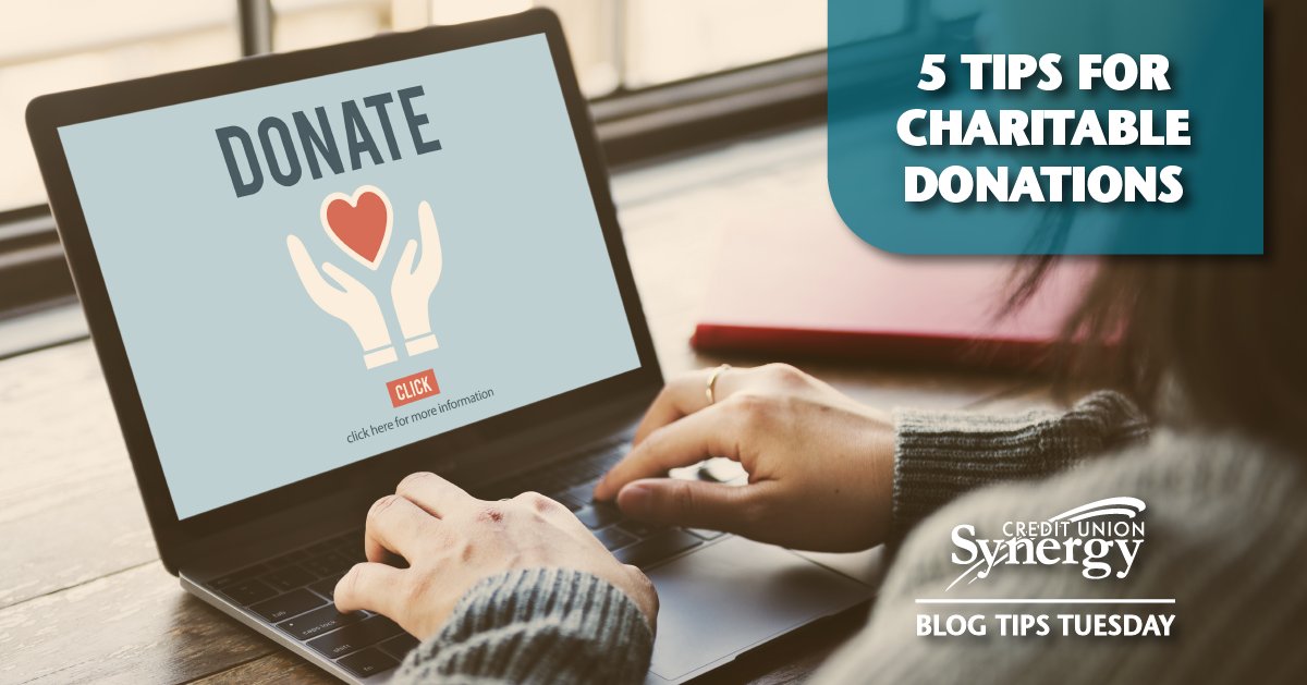 Synergycu's tweet photo. Planning to make a donation to your favourite charity this year? Here’s how you can plan your charitable giving in a way that’s beneficial to the charity — and to you: https://t.co/RRxLsfXYvz.
#BlogTipsTuesday #tax #taxreceipt #charity #nonprofit #donate #donation #giveback https://t.co/UswBOSmU0M