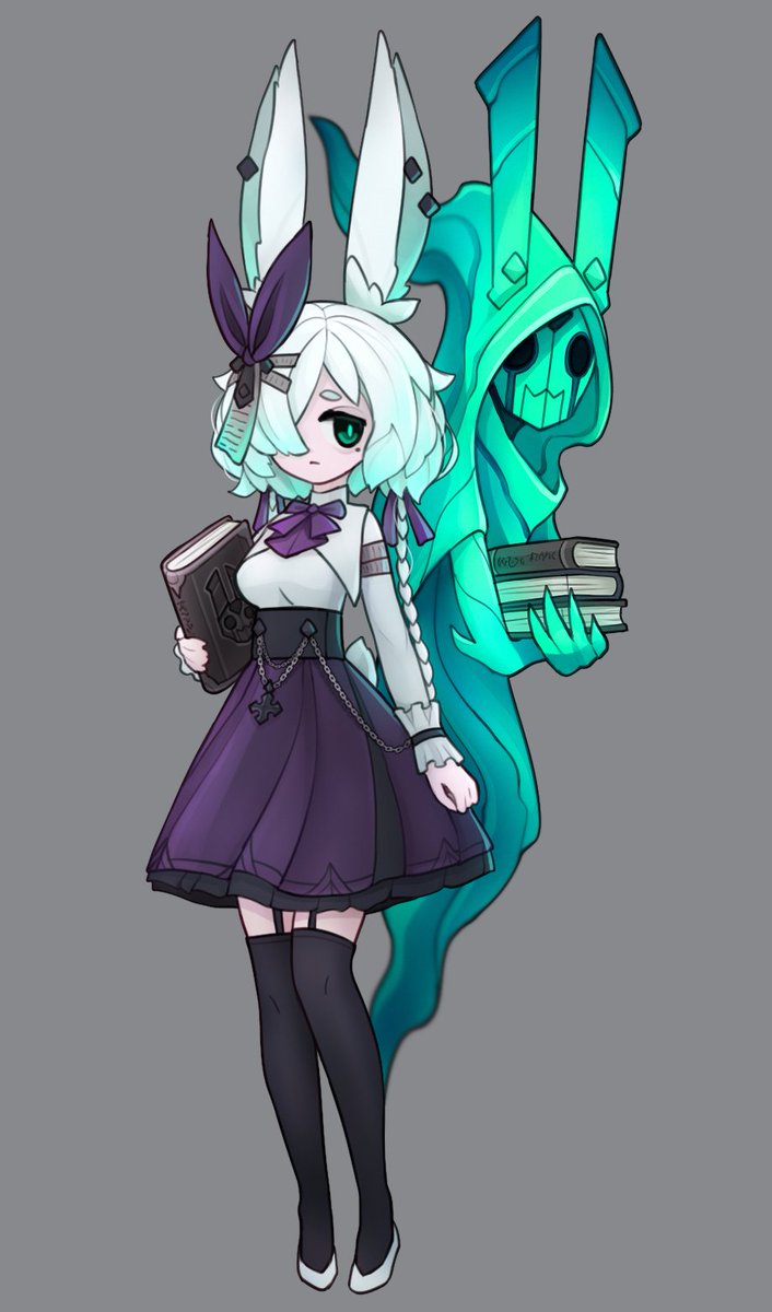 SqueakyArt's tweet photo. Casual Orelai 🐇📚 https://t.co/zj6SOplQxa