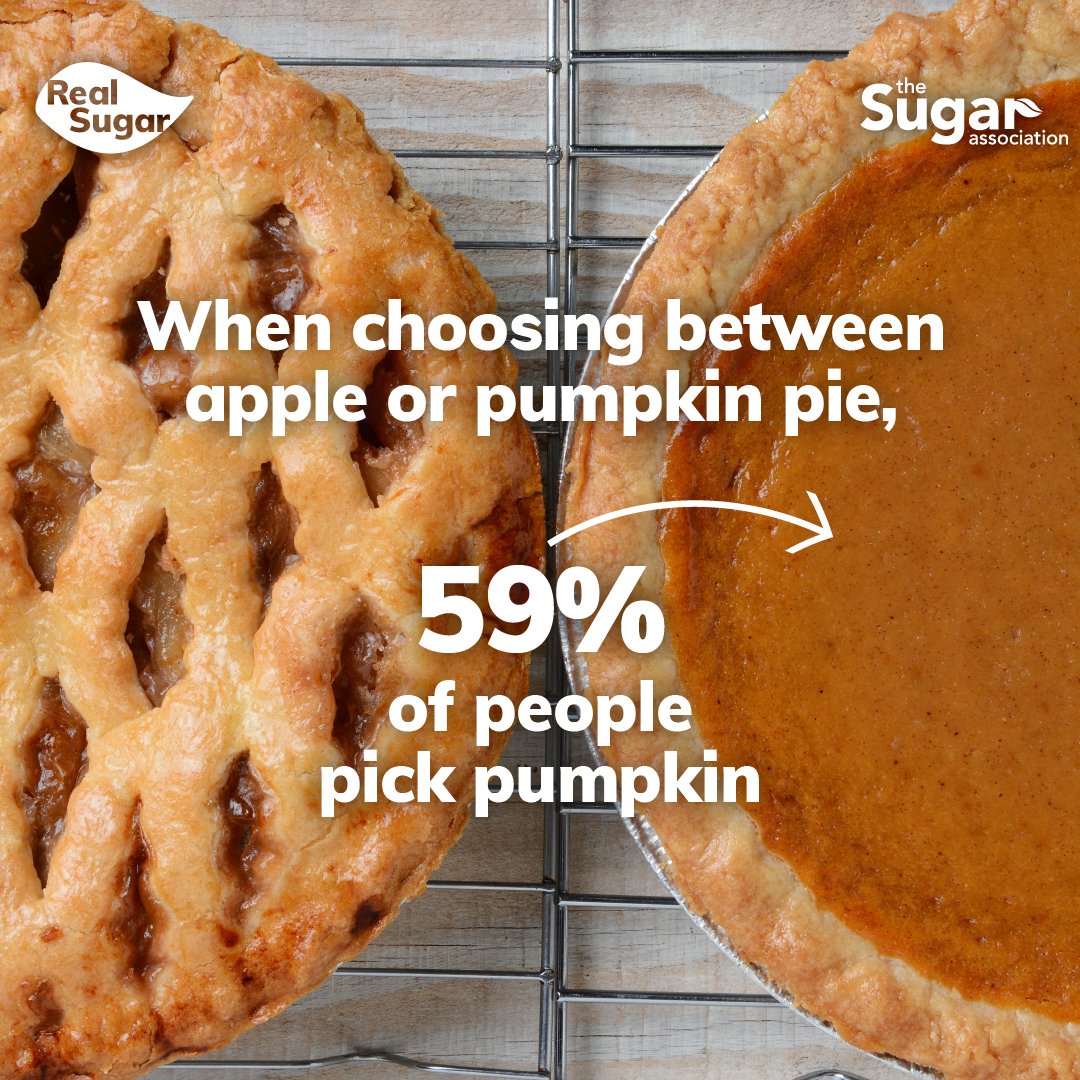 MoreToSugar's tweet photo. What pie do you choose, apple or pumpkin? #MadeWithRealSugar https://t.co/FhTPe8xeGd