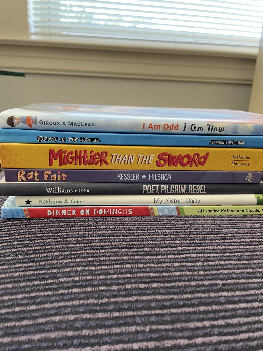 SWildmanSF's tweet photo. Feeling thankful for new friends @Alex_KatonaC @adriakarlsson @KatieWills79 @leahrosekessler @WriteNowCoach @iamoddDAD @GirouxBenjamin and their new books with #DotDotPolkaDot by @MorissaRubin coming this Spring. @NewBooksForKid1. Thanks to @LawleyPublishi1, too. https://t.co/ZbHWZ0Qy42