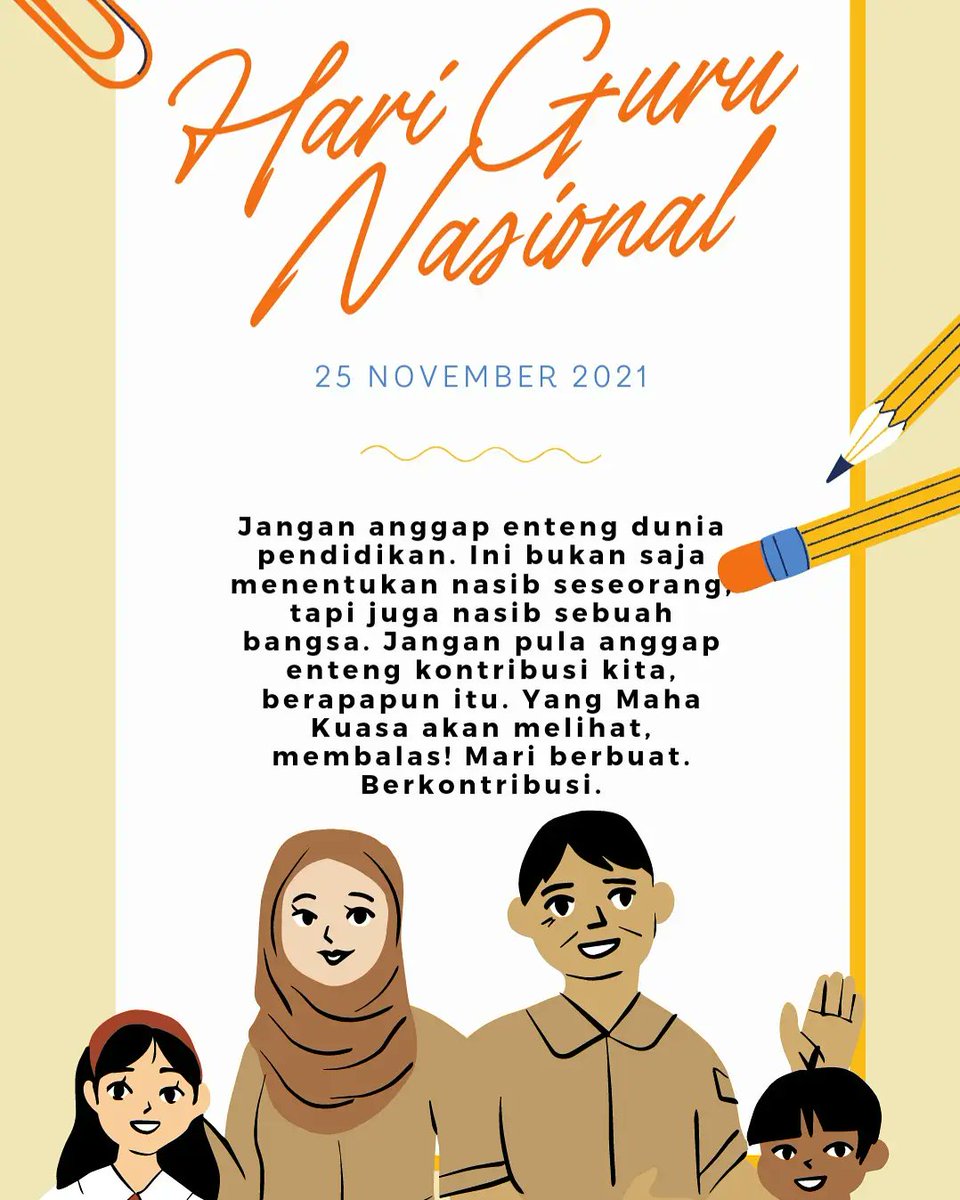 agrotekno's tweet photo. Jangan anggap enteng dunia pendidikan. Ini bukan saja menentukan nasib seseorang, tapi juga nasib sebuah bangsa. Jangan pula anggap enteng kontribusi kita, berapapun itu. Yang Maha Kuasa akan melihat, membalas! Mari berbuat. Berkontribusi. https://t.co/xEVzODWQL7